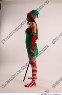 Veronika Elf Pose With Apple